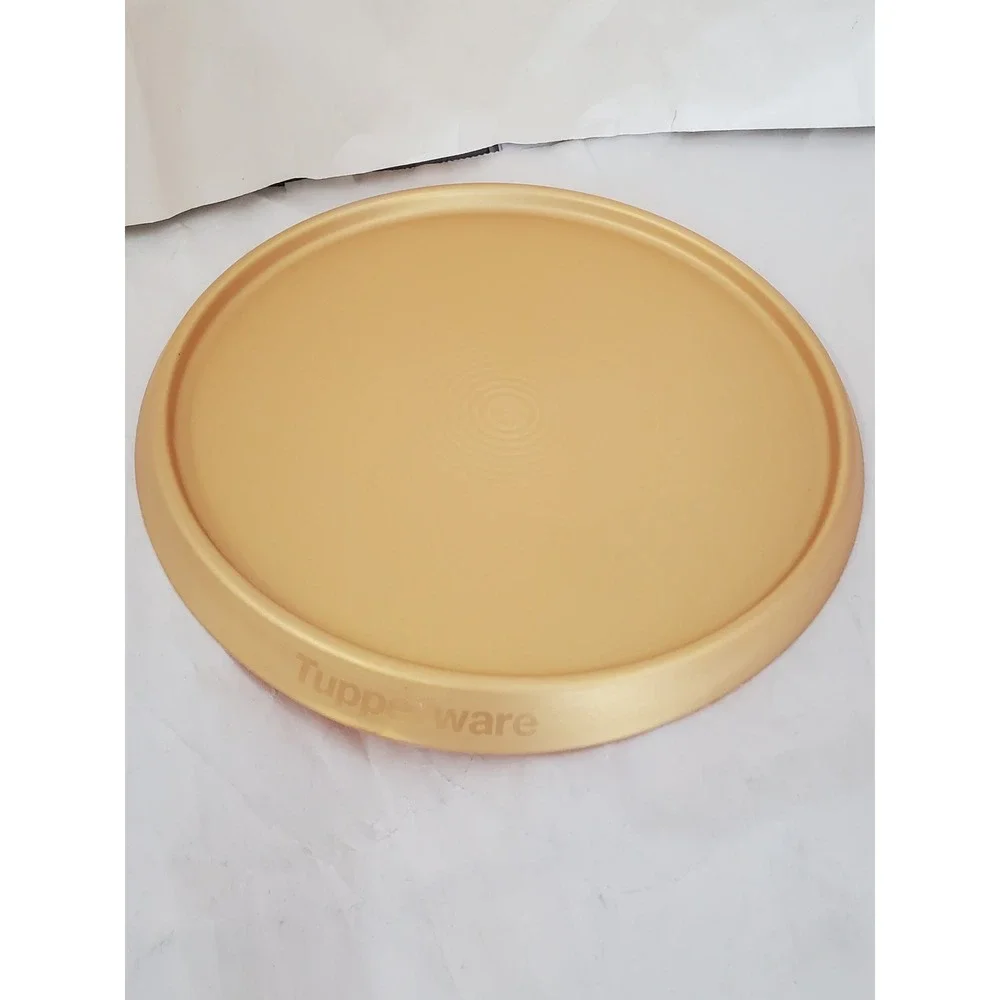 Tupperware Round Replacement Lid Gold 11 Inch Seal 224-11